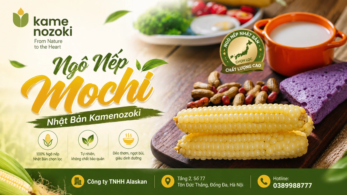 Ngô Nếp Mochi Kamenozoki
