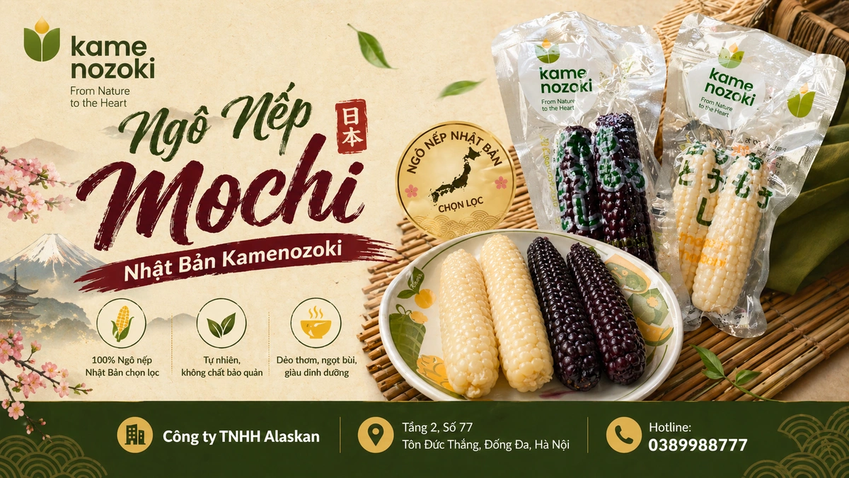 Ngô Nếp Mochi Kamenozoki